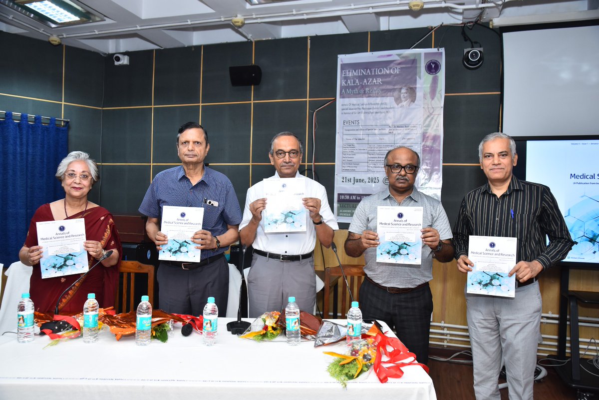 Special issue of our institute journal, AMSR on PKDL was launched in presence of  Prof. Shyam Sundar, the doyen of Kala-azar, alongwith Prof. Syamal Roy, Prof. Mitali Chatterjee and The Director, IPGME&amp;R, Prof. Manimoy Bandyopadhyay on 21st June.
