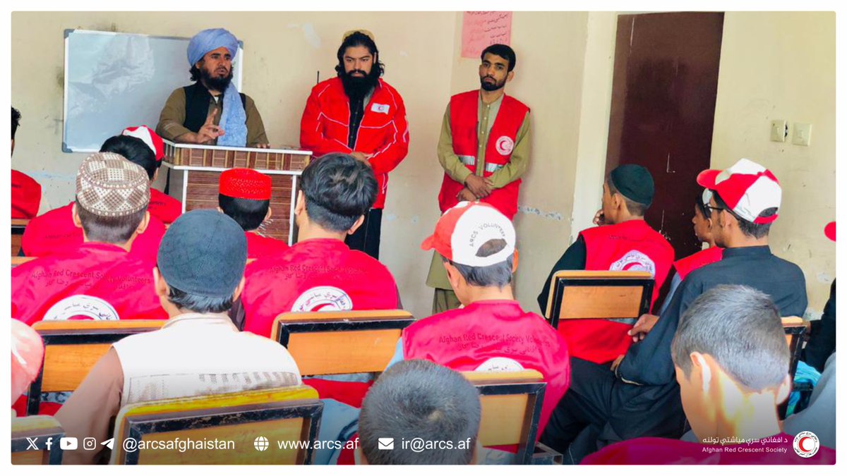 ARCSAfghanistan's tweet photo. #Educational_Support Extended to 224 Students in #Parwan
Wednesday, July 2, 2025
Over the past three months, the Youth and #Volunteer_Training_Center of #ARCS in Parwan Province has provided educational opportunities to 224 #students. The #courses offered include Islamic studies, Seerat-un-Nabi (the life of the Prophet), literacy, mathematics, English language, and computer skills.
https://t.co/mcXC1KyuG7