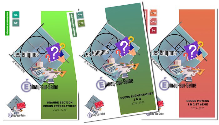 Les recueils des énigmes mathématiques de la Circo d’Epinay proposent pour chacune des énigmes de l’année une catégorisation, une analyse de l’énoncé, une schématisation, des pistes et des réponses proposées par les classes d’Epinay et d’ailleurs.

ien-epinay.circo.ac-creteil.fr/spip.php?page=…