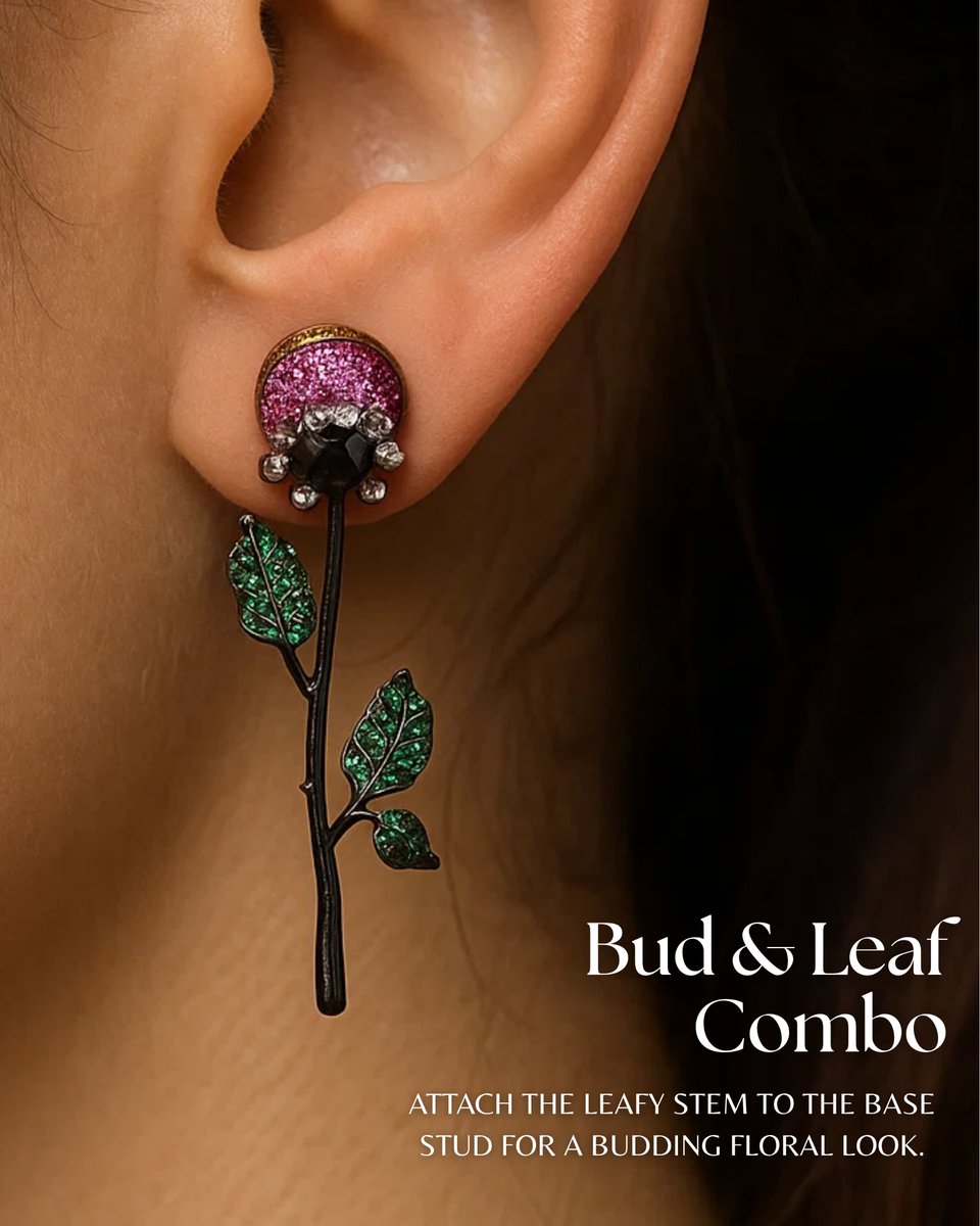 Oormii_Jewels's tweet image. One earring, endless expressions. ❤✨
Introducing our Red Flower &amp;amp; Leaf Earring – a versatile beauty that transforms with your mood and style.
Switch it up. Stand out. Style your way.🌺
#RedFlowerEarring #LeafEarring #StatementJewelry #ConvertibleJewelry #VersatileEarrings