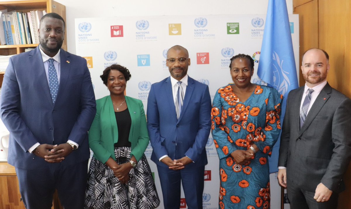 Nations Unies Côte d'Ivoire (@onu_civ) on Twitter photo Le Canada est un partenaire clé des Nations Unies.
En fin de mission, l'Ambassadeur Anderson Blanc a rencontré la Coordonnatrice de l'<a href="/ONU_CIV/">Nations Unies Côte d'Ivoire</a>, Hélène N'Garnim-Ganga, pour passer en revue la coopération Canada-ONU et l'appui de son pays 🇨🇦 pour la réalisation des #ODD en 🇨🇮. Le Canada est un partenaire clé des Nations Unies.
En fin de mission, l'Ambassadeur Anderson Blanc a rencontré la Coordonnatrice de l'<a href="/ONU_CIV/">Nations Unies Côte d'Ivoire</a>, Hélène N'Garnim-Ganga, pour passer en revue la coopération Canada-ONU et l'appui de son pays 🇨🇦 pour la réalisation des #ODD en 🇨🇮.