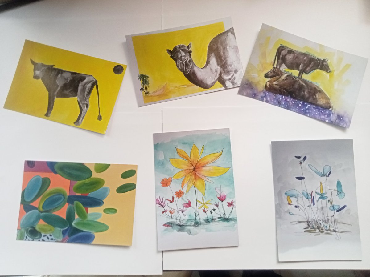 Davemucai's tweet photo. Postcard for some of my artworks are now available for 500 Kes each. DM me on here for more info. Delivery worldwide. https://t.co/BA08BJj3Tc