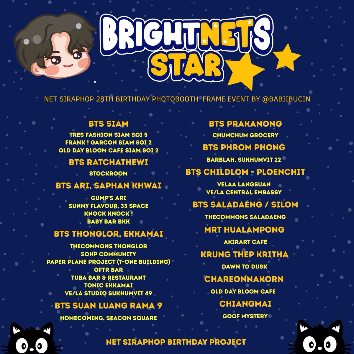 babiibucin's tweet photo. ✰ 𝙉𝙚𝙩 𝙎𝙞𝙧𝙖𝙥𝙝𝙤𝙥 28𝙩𝙝 𝘽𝙞𝙧𝙩𝙝𝙙𝙖𝙮 𝘽𝙧𝙞𝙜𝙝𝙩𝙉𝙀𝙏𝙨 𝙎𝙩𝙖𝙧 ✰

Photobooth Frame Event by @babiibucin  

Today Onwards!

Code : NET28TH
📍     : POCKR @helloflashback 🇹🇭

Take a photo and use 📸 :
#BrightNETsStar

#HappyNetDay2025
#NetSiraphop
#HAPPINET https://t.co/BYpFRCtMON