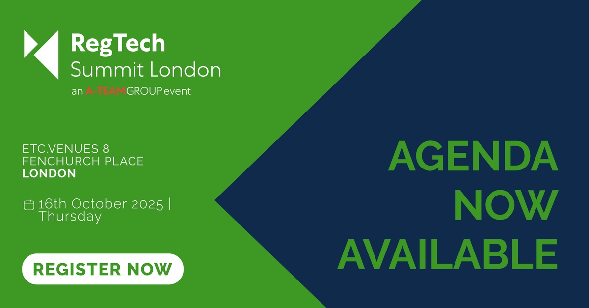 RegTech Summit London is back this October!

The agenda is now live- take a look here and register to save your place for what promises to be THE RegTech event of the year!

a-teaminsight.pulse.ly/9gbikec4cn

#RTSLDN #regtech #regtechevents #AI #surveillance #risk #compliance #regulations
