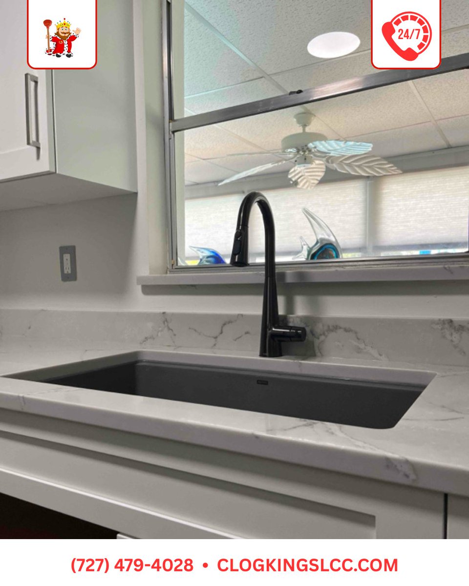 ClogKings's tweet photo. 🛠️ One Kitchen, Four Installs. Zero Leaks. 👑 When Clog Kings shows up, it's not just plumbing. It’s peace of mind.

📸 See more here: https://t.co/0dxRJcSZIG 
📞 Reach us at (727) 479-4028

#PlumbingExperts #ReliableService #24HourService #QualityWater #EcoFriendly https://t.co/PvbDLP9bxo