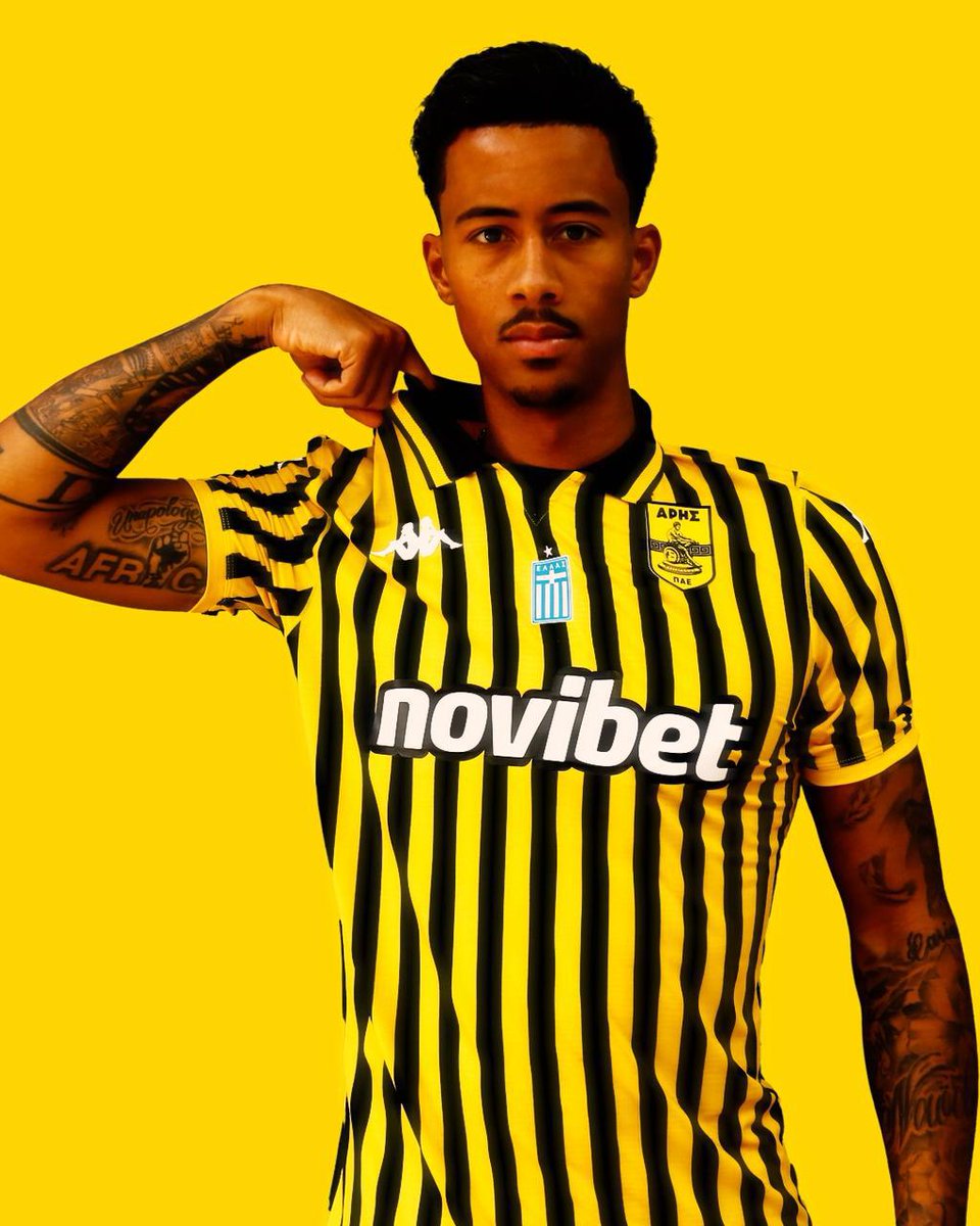 ARIS__FC's tweet photo. Δεν είναι μόνο μια φανέλα. Είναι ένα σύμβολο της μεγάλης ιστορίας της ομάδας.

Κιτρινόμαυρες ρίγες ενωμένες με περηφάνεια στην νέα εντός έδρας εμφάνιση του ΑΡΗ 2025-'26.

Είναι διαθέσιμη στο φυσικό κατάστημα 🙌

🟡⚫⚽

👉 https://t.co/givXCRqwKw https://t.co/rH2YenDbnn