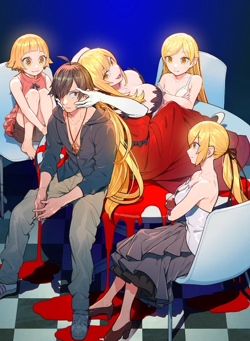傷物語 (阿良々木暦、キスショット・アセロラオリオン・ハートアンダーブレード) #化物語 #物語シリーズ