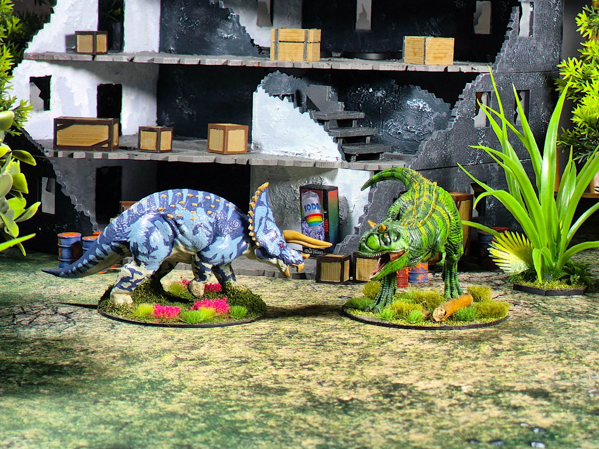 CloneaSaurusMG's tweet image. Place your bets! Who&apos;s coming out alive and who&apos;s gonna be Compy food! 

Clone-a-Saurus: The Miniatures Game is out now! Check out the links in our profile to get your Physical or Digital Copy!

Make sure to stay tuned for more announcements! Including an epic giveaway!