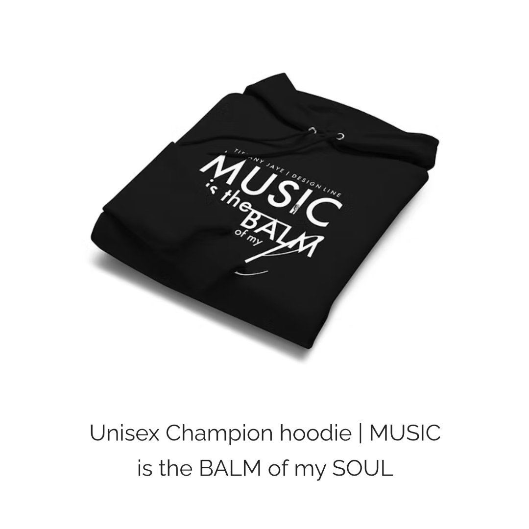 Because music has always been my medicine.
When I couldn’t find the words, rhythm carried the emotion.
When life got heavy, melody reminded me I could rise.
This isn’t just a hoodie. It’s my healing in fabric form. 🎶💫