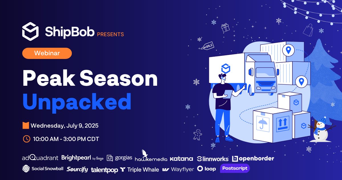 Holiday sales topped $994 billion last year. Is your ecommerce strategy ready to stand out this peak season?

Join us LIVE on July 9 for Peak Prep Unpacked — your playbook for thriving during the busiest time of year.

What you'll learn: 
☑️ Proven strategies to capture attention