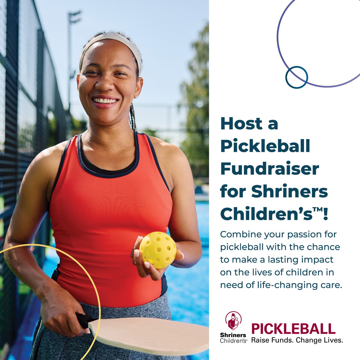 ShrinersTWI's tweet image. Host a pickleball fundraiser in support of Shriners Children’s Twin Cities and help provide life-changing orthopedic care for kids, regardless of their families’ ability to pay.
👉 Learn more at: ow.ly/mvSS50WgqLz