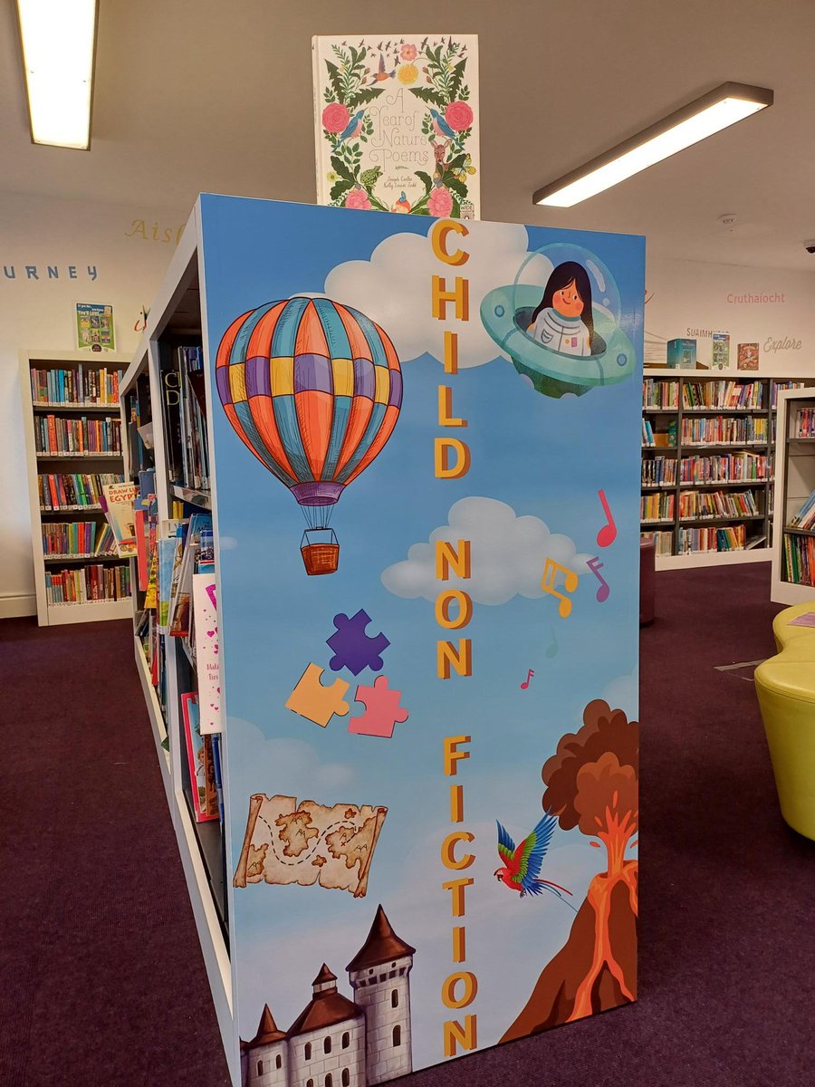 EDBallinasloe's tweet image. Everyone loves our new Children's area signage! Thank you so much A&amp;amp;T Printing.

#LoveLibraries #Decals #Ballinasloe 

@LibrariesIre @LibrariesGalway