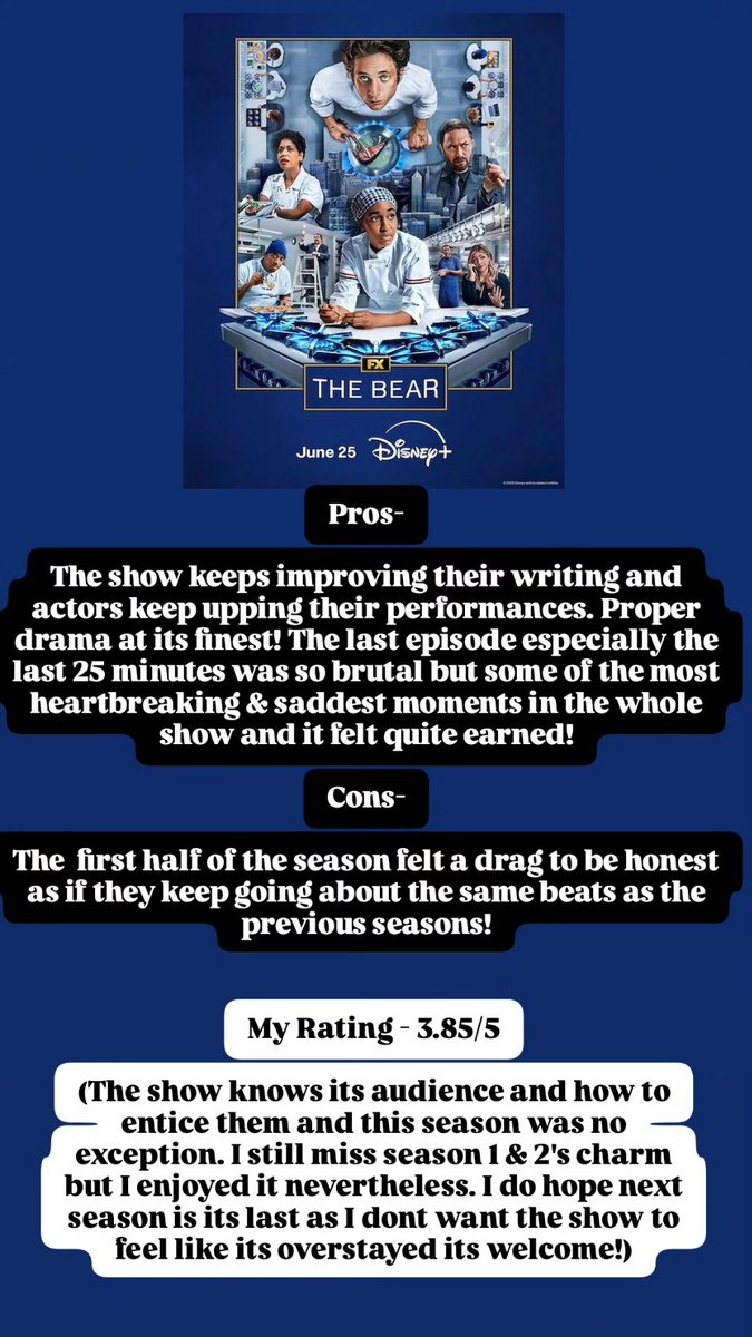 My Quick and Short Review of The Bear Season 4 #myreview #shamilmakeen #tvshow #Hulu #trending #TheBear #TheBear4 #TheBearFX #fx #TheBear4review