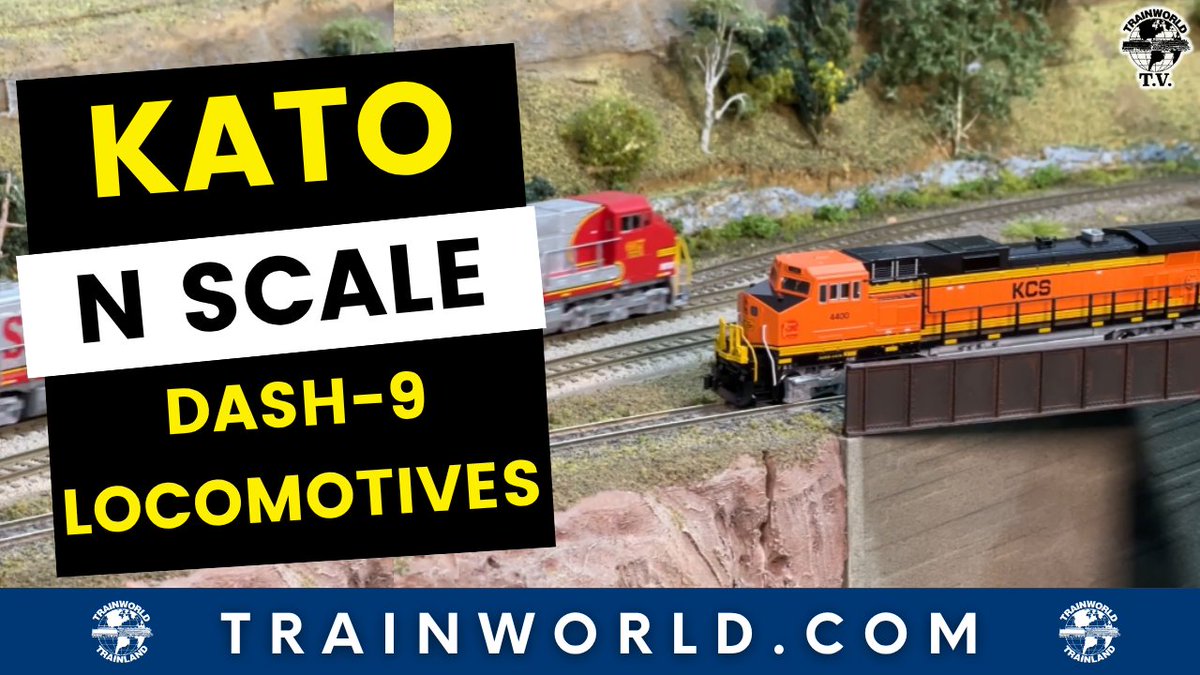 TrainWorld.com (@trainworld) on Twitter photo We are with <a href="/KatoUSAInc/">Kato USA, Inc</a> as they show us their new arrival: the N Scale Dash-9 (C44-9W) Locomotives! 🤩 youtu.be/2HDXQ_0dUAU
Order today at TrainWorld.com! tinyurl.com/n8wjeufm
#KATOtrains #Dash9 #BNSF #SantaFe #KCS #newarrival #trainworld #trainland #modeltrains We are with <a href="/KatoUSAInc/">Kato USA, Inc</a> as they show us their new arrival: the N Scale Dash-9 (C44-9W) Locomotives! 🤩 youtu.be/2HDXQ_0dUAU
Order today at TrainWorld.com! tinyurl.com/n8wjeufm
#KATOtrains #Dash9 #BNSF #SantaFe #KCS #newarrival #trainworld #trainland #modeltrains