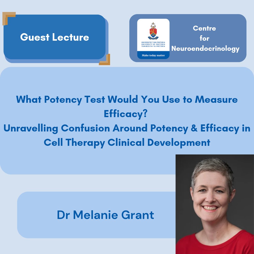 UP_CNE's tweet photo. What Potency Test Would You Use to Measure Efficacy? 🧪

On Monday, 30 June, we had the pleasure of virtually hosting Dr Melanie Grant, PhD, who unpacked the vital link between potency, efficacy, and mechanism of action in cell therapy development. https://t.co/D7K2XZeAzt