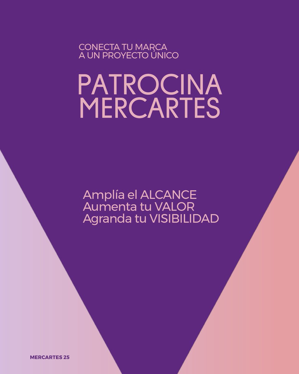 mercartes's tweet photo. ¿Has pensado ser patrocinador de #Mercartes2025?
Buscamos compañer@s de viaje🚀🙃

#MERCARTES es una OPORTUNIDAD ÚNICA✨ para ampliar el alcance de tu proyecto, aumentar su valor y agrandar la visibilidad
Hay varias opciones de patrocinio-> descúbrelas en https://t.co/FkA6ht0P3g https://t.co/fjWof1izYG