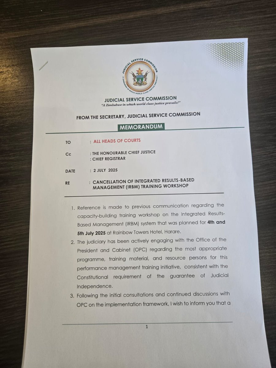 adv_fulcrum's tweet image. The authorities have done the right thing. Judges training cancelled. Bravo!