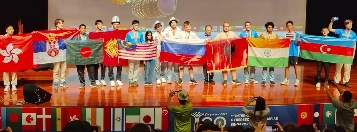 Ashoka Global Research Alliances (@globalashoka) on Twitter photo 🎉 Big congratulations - Tanish Kulkarni of LGP25 cohort for winning 3rd place at the International Cybersecurity Olympiad 2025 in Singapore! 🌍🔥 Proud to see our students shine globally.
Read More: linkedin.com/feed/update/ur… <a href="/PramathSinha/">Pramath Raj Sinha | प्रमथ राज सिन्हा</a> <a href="/somakrc/">Somak Raychaudhury</a> <a href="/MenonBioPhysics/">Gautam Menon</a> <a href="/kvijayraghavan/">K. VijayRaghavan</a> 🎉 Big congratulations - Tanish Kulkarni of LGP25 cohort for winning 3rd place at the International Cybersecurity Olympiad 2025 in Singapore! 🌍🔥 Proud to see our students shine globally.
Read More: linkedin.com/feed/update/ur… <a href="/PramathSinha/">Pramath Raj Sinha | प्रमथ राज सिन्हा</a> <a href="/somakrc/">Somak Raychaudhury</a> <a href="/MenonBioPhysics/">Gautam Menon</a> <a href="/kvijayraghavan/">K. VijayRaghavan</a>