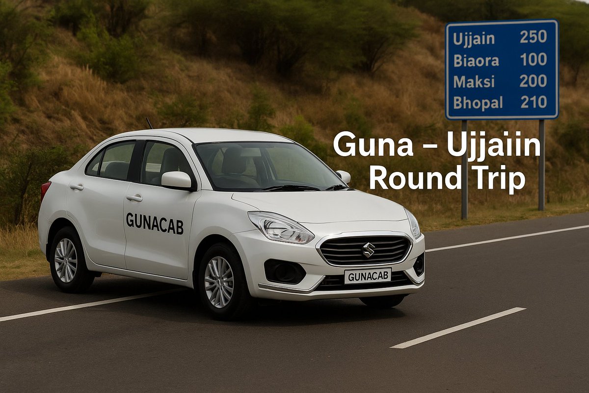 Gunacab's tweet photo. 🚖 GUNA to UJJAIN – Round Trip @ ₹5250!
महाकाल के दर्शन अब और आसान GUNACAB के साथ।

✅ AC Dzire | ✅ साफ-सुथरी कार | ✅ भरोसेमंद ड्राइवर
📍 रास्ता: Guna → Biaora → Maksi → Ujjain

📲 बुक करें 👉 https://t.co/JEiW5KMdwF

#GunaToUjjain #MahakalDarshan #Gunacab  #UjjainTrip https://t.co/YhnJrFYfGj