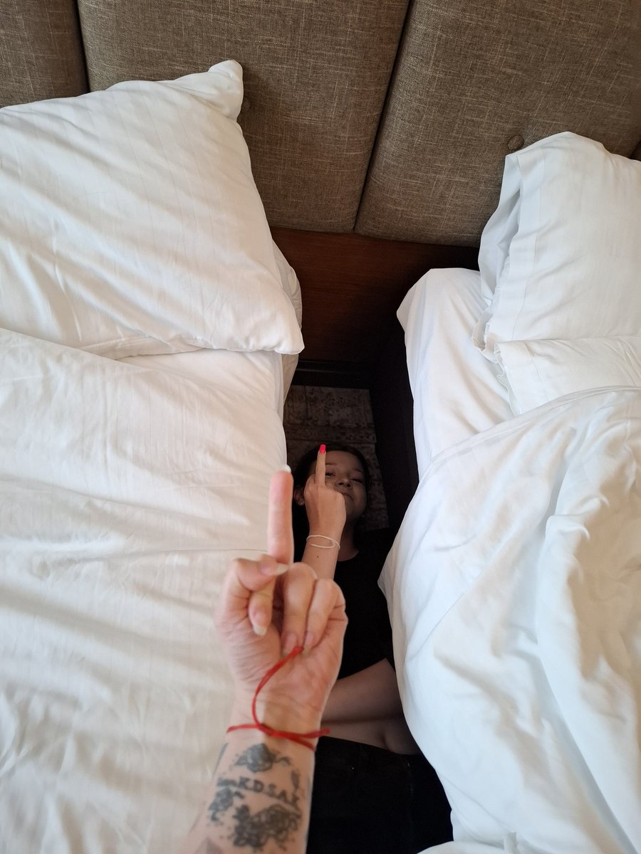 soundslikelight's tweet photo. When we went to Estonia during the weekend, one morning my little sister was annoying me so I pushed her in the space between the beds and as she is tall af, she was stuck there😂😂😂 I am a child https://t.co/gROGoDhHPC
