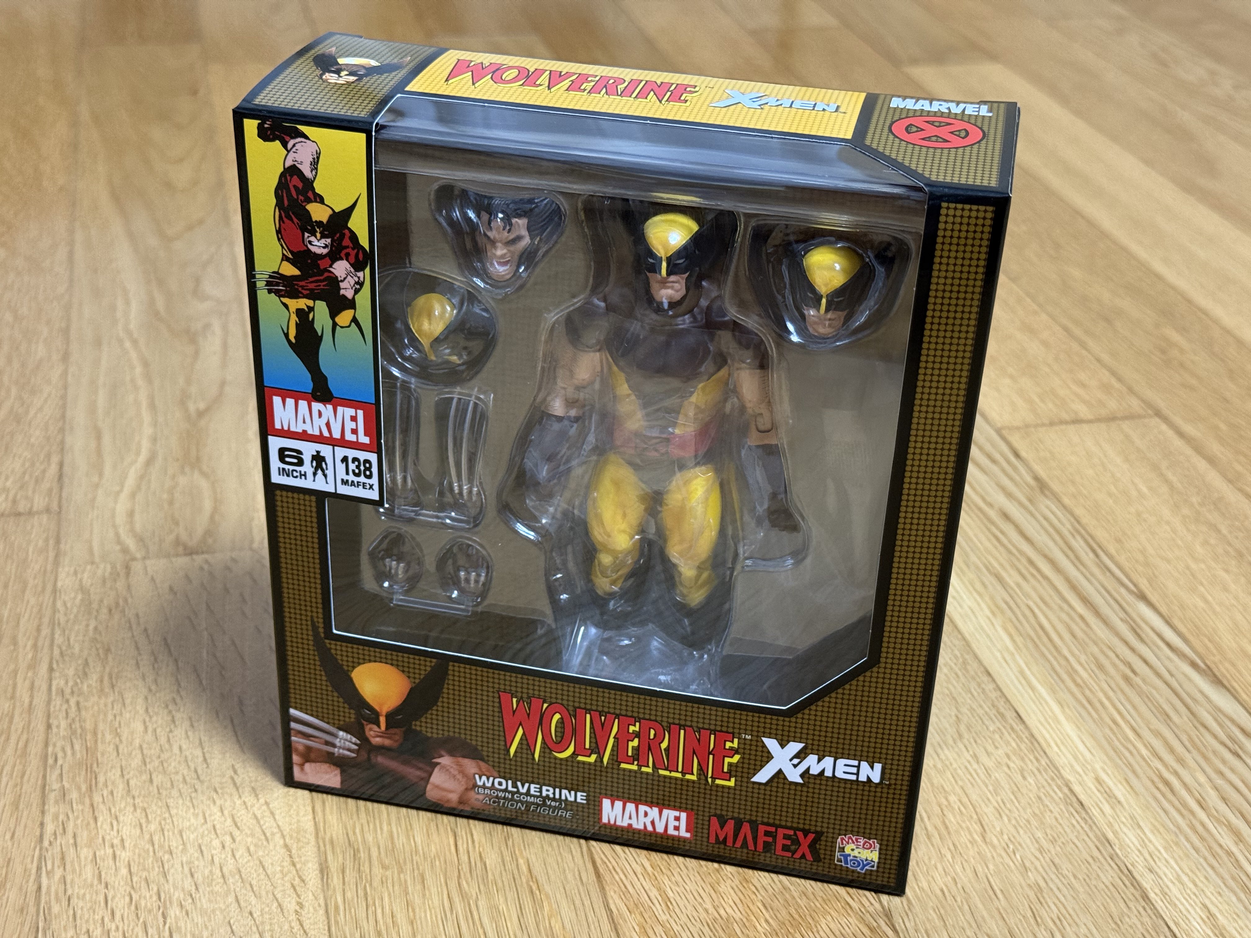 再生産】MAFEX/ X-MEN: ウルヴァリン ブラウンコスチューム ver