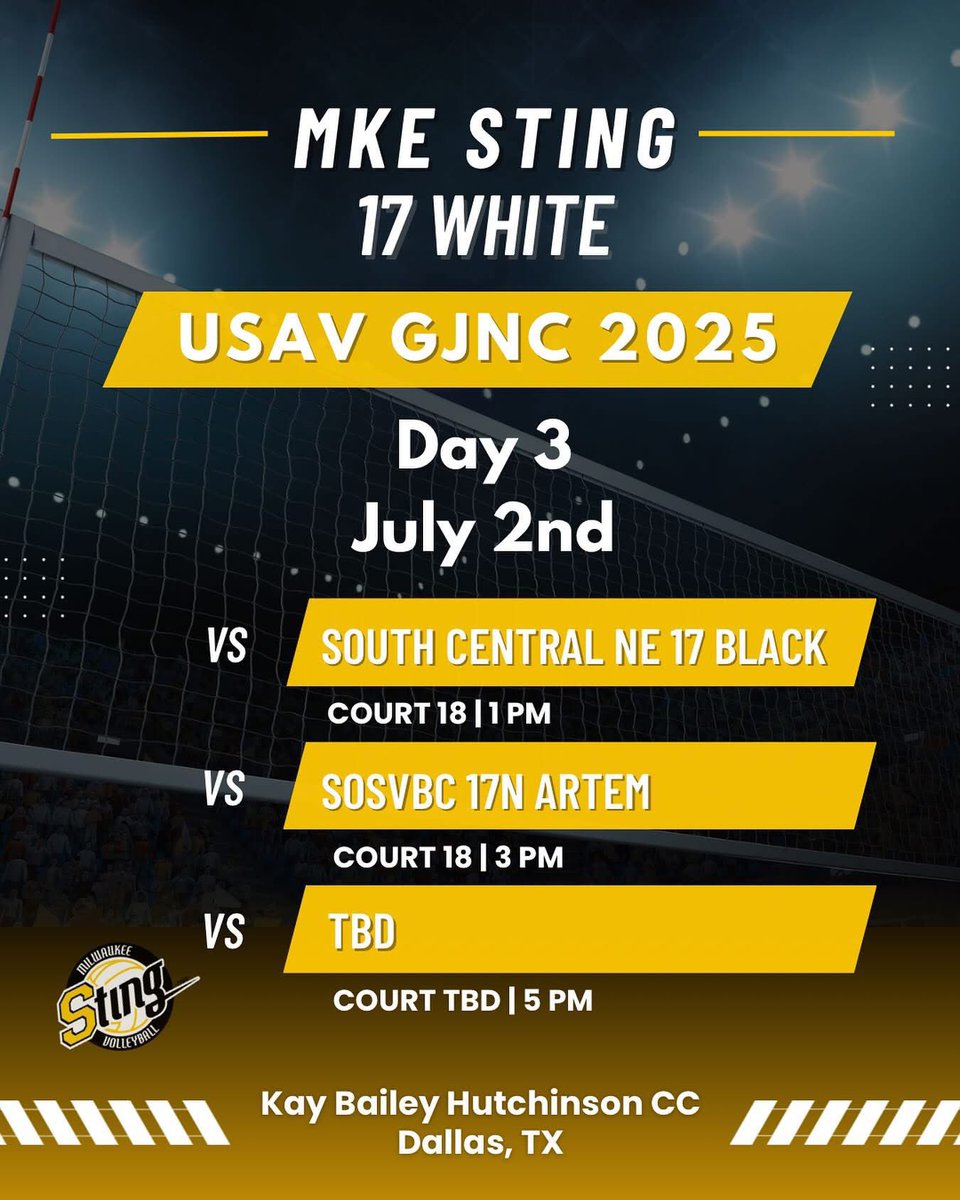 MKE Sting 17 White - 2025 tweet media