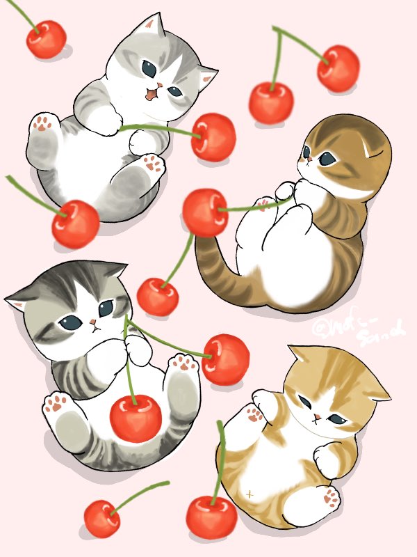 もぎたてさくらんぼにゃん🍒