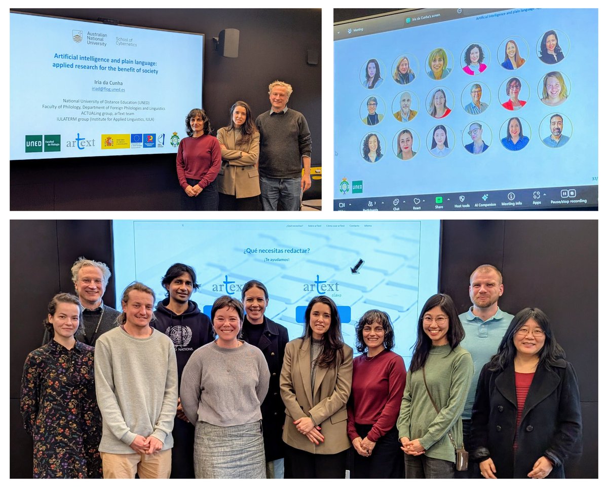 It has been amazing to meet the excellent researchers from the #SchoolOfCybernetics at the Australian National University (<a href="/ANUmedia/">ANU Media</a>) in Canberra! 🌏

Thanks, Gabriela Ferraro and Chris Danta, for inviting us to present our #arText projects (<a href="/UNED/">UNED</a>) at the Cybernetic Encounters.