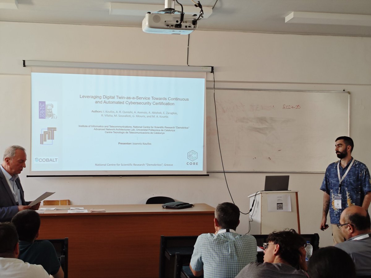 CobaltEUProject's tweet image. The COBALT Project participated in the 6th International Conference in Engineering and Information Technology (EEITE 2025), held in Chania, Crete.

🔗 Read more: horizon-cobalt.eu/cobalt-at-eeit…

#COBALTproject #Cybersecurity #EEITE2025 #HorizonEurope #DigitalTwins #AI #IoT #Quantum