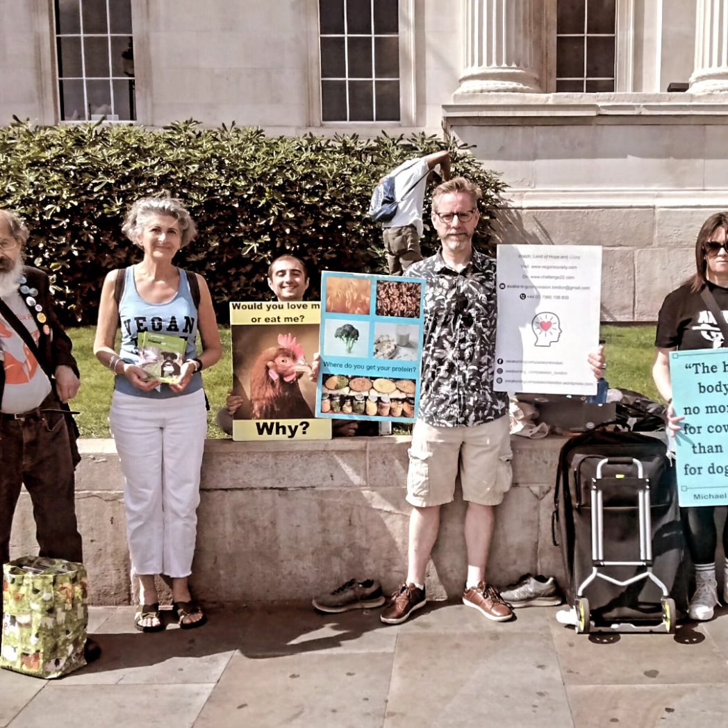 🔗 10 : bit.ly/3T1Gpk7

😇please SIGN and SHARE Awakening Compassion's online campaign far and wide 🤝

🤗Hopefully we will see you on Saturday 12th of July from 12.30pm until 3.30pm outside the National Gallery Museum at Awakening Compassion's peaceful Vegan demo.🐾🐾🕊