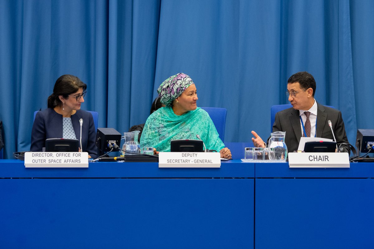 UN Vienna (@un_vienna) on Twitter photo The view from space shows only one common home <a href="/UN/">United Nations</a> Deputy Secretary-General told #COPUOS2025 at #UNVienna today. Later <a href="/AminaJMohammed/">Amina J Mohammed</a> will join youth leaders & industry reps to discuss the transformative role of space in shaping a sustainable future. ➡unis.unvienna.org/unis/en/pressr… The view from space shows only one common home <a href="/UN/">United Nations</a> Deputy Secretary-General told #COPUOS2025 at #UNVienna today. Later <a href="/AminaJMohammed/">Amina J Mohammed</a> will join youth leaders & industry reps to discuss the transformative role of space in shaping a sustainable future. ➡unis.unvienna.org/unis/en/pressr…