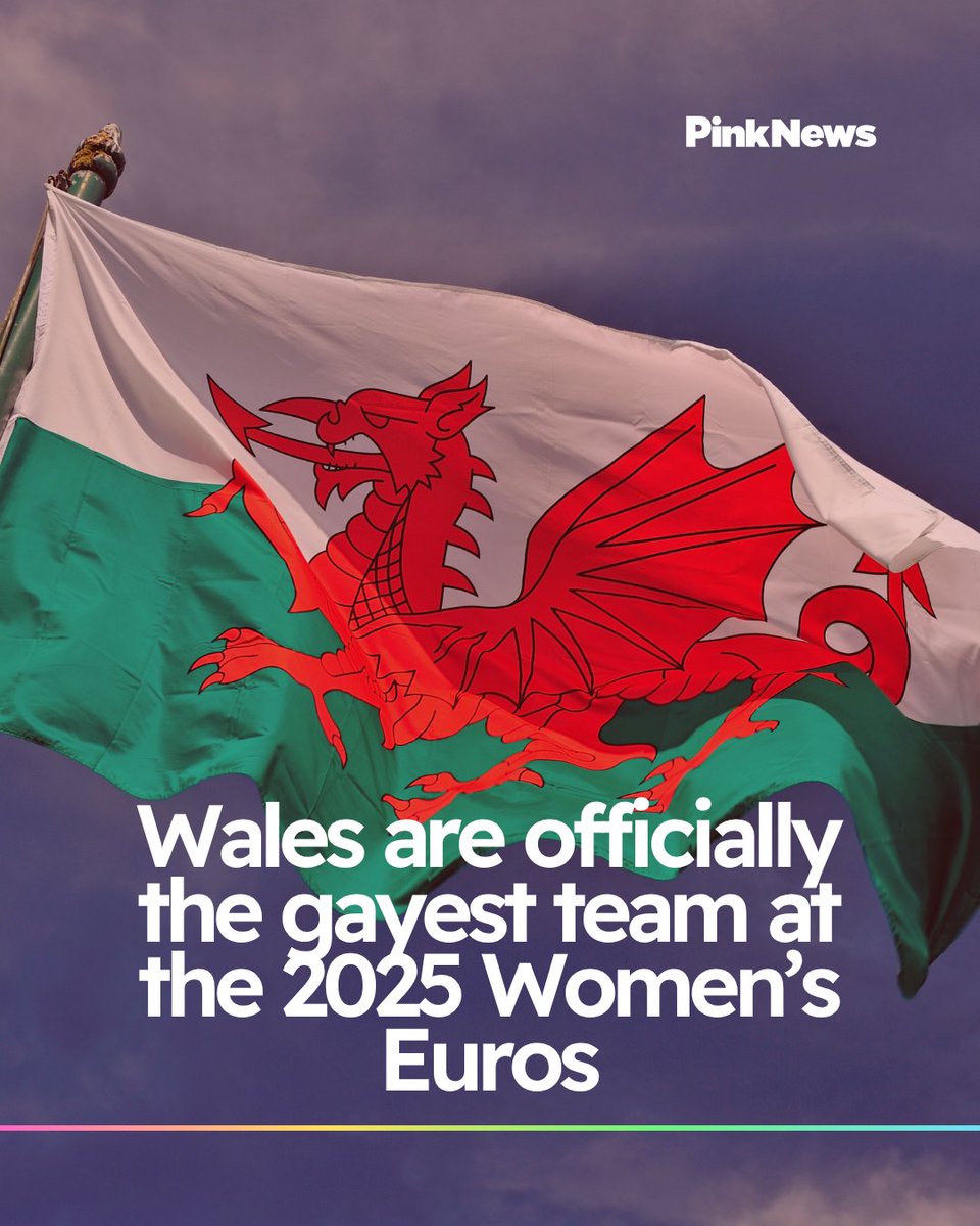 Wales are officially the gayest team at the 2025 Women’s Euros #Euros2025 ➡️ bit.ly/40xa6xn