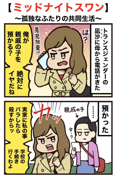 映画紹介マンガ
【ミッドナイトスワン】
(1/2)再掲 