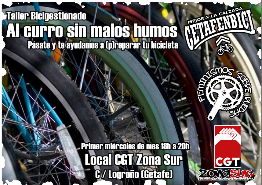 Está tarde inauguramos los talleres gratuitos en la calle Logroño. Nos vemos a las 18h