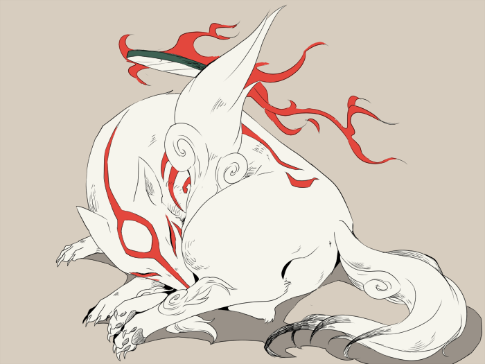 「今日は過去絵で失礼します #大神筆しらべ一本勝負」|三郎のイラスト