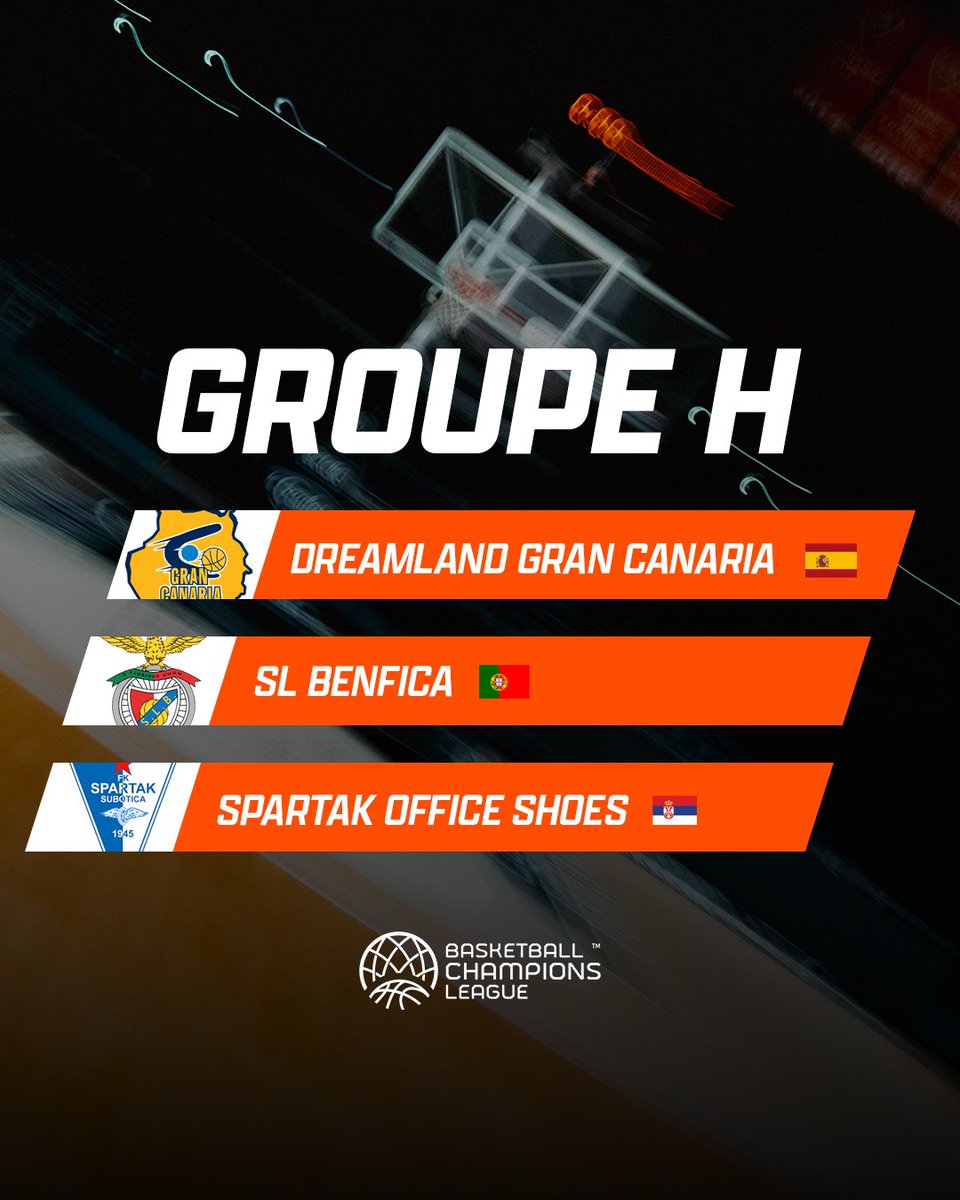 Groupe très intéressant pour le MSB de Guillaume Vizade 

Ne pas sous-estimer le Spartak Subotica (oui j'ai déjà vu les commentaires 👀) 

#BasketballCL