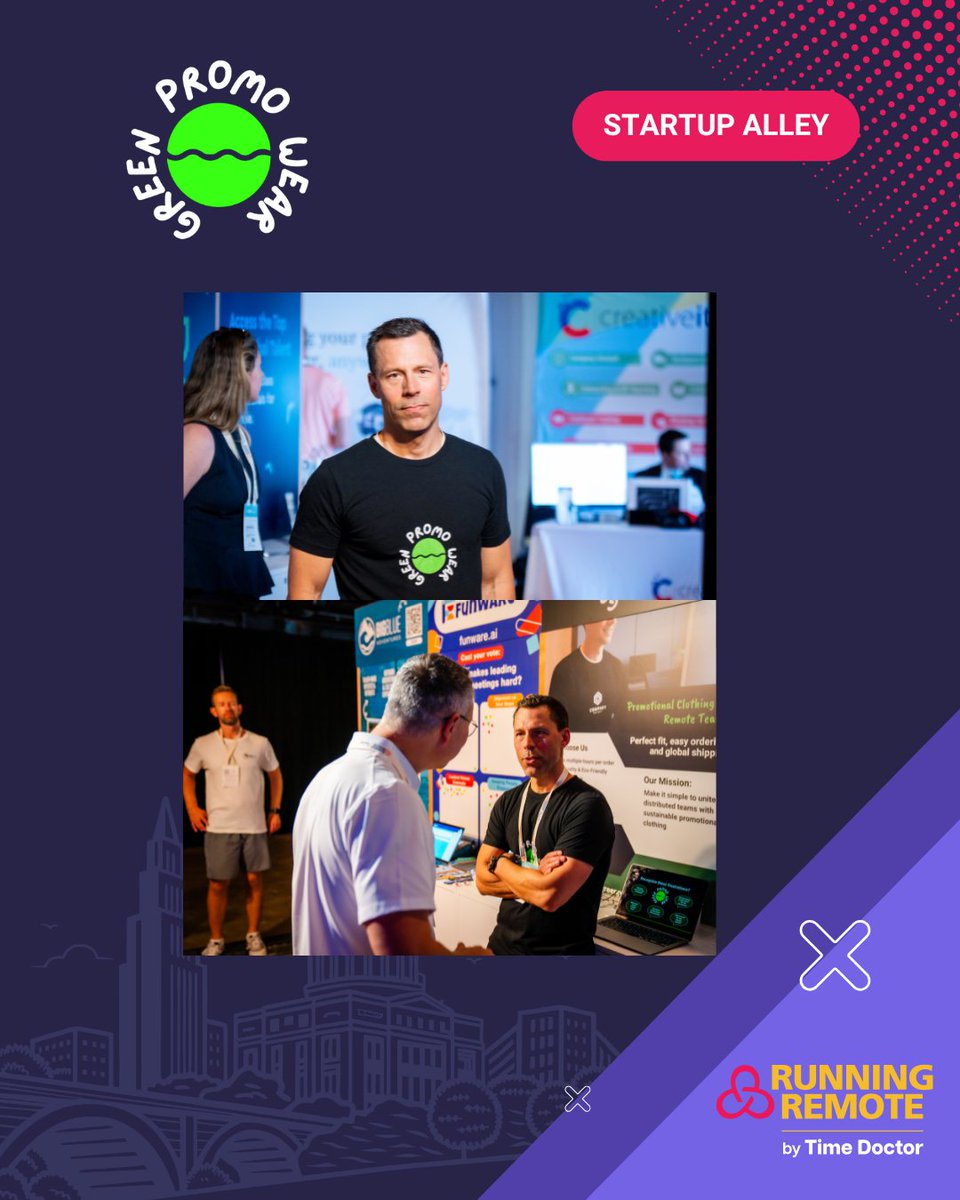 RunningRemote's tweet photo. Looking for sustainable swag for your global team? 👕
@greenpromowear makes it fast, eco-friendly &amp; deadline-proof.

✅ Save time
✅ Ship globally
✅ Automate sizing + reminders

Proud to have CEO @iamfriman join us at #RunningRemote 2025!

https://t.co/w0FaM9uFVe 🌱 https://t.co/7vhGlIxPwH