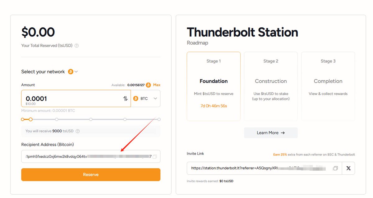 0xCryptoUni's tweet photo. Nubit最后的机会了，Nubit新活动Thunderbolt Station限时开启，兄弟们，跟我冲~~~

Thunderbolt Station共分为三个阶段
🔶第一阶段：铸造$tsUSD 以预留存款额度。$tsUSD 代表你在第二阶段可以存入的最大金额。铸造得越多，你能存入的金额就越多。
🔶第二阶段：使用你铸造的$tsUSD 存入资产（BTC/USD1，最多到你的限额），以最大化你的站的收益。
🔶第三阶段：领取每日收益。

目前处于第一阶段，只有7天的窗口期，7天以后就关闭，操作如下：
1⃣进如下面网站，链接BTC钱包
https://t.co/eMrG7JU1vl
2⃣铸造 $tsUSD ，tsUSD 代表你在第二阶段可以存入的最大金额。铸造得越多，你能存入的金额就越多。大家根据自己的资金量量力而行。

@nubit_org @trackoor @0xNorby