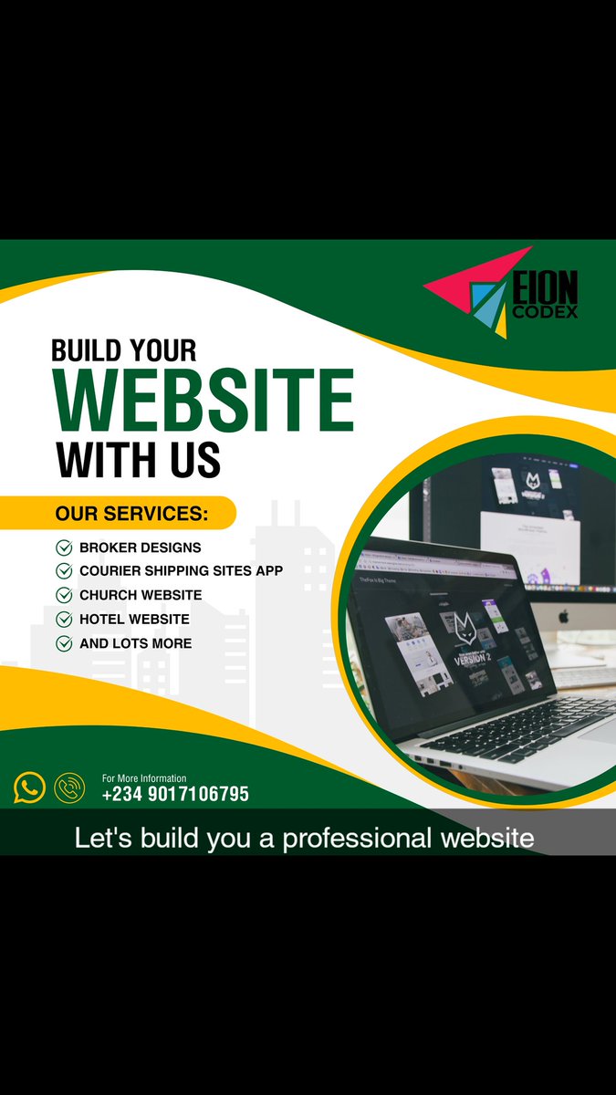 Let's help you build a professional website