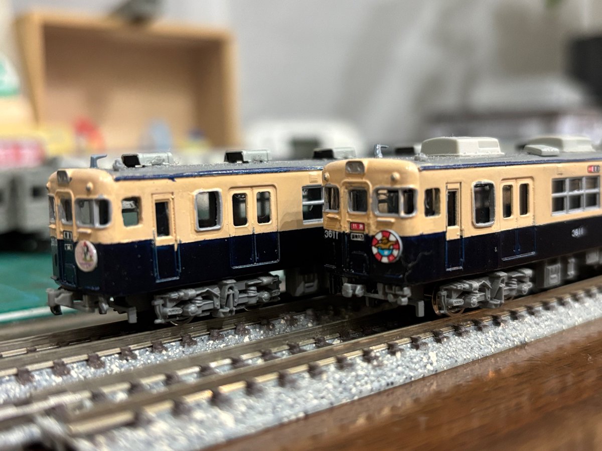 r980sz9's tweet photo. #上半期に制作した作品見せて下さい
山陽3000系、京王6000系、東急5000系アオガエル
抗がん剤による副作用の両手の痺れを紛らわすために出来るだけ手を動かして現在もキット製作をしています。 https://t.co/mzOXIPSkPQ