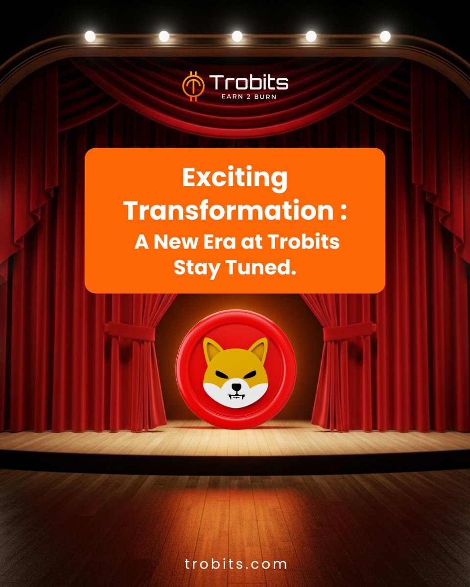 Trobits_inc's tweet photo. ๐ฅ A new era at Trobits is loading.
Smarter tools. Smoother tracking. Bigger $SHIB & $LUNC burns.
Weโre not just upgrading a website โ weโre upgrading the impact.
๐ https://t.co/WkN0ex4NYE
#Trobits #SHIBBurn #LUNCBurn #Earn2Burn #Cryptocommunity #Web3 #CryptoNews https://t.co/gnmBzjXoos