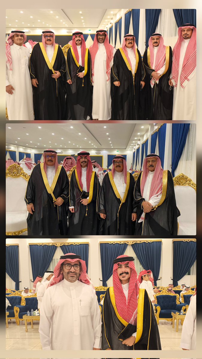 #أفراح_السياط بكم نور المكان وأزدان
شكراً من القلب لمن حضر ، لمن وقف ، لمن أتصل لمن شاركنا فرحتنا ونلتمس العذر لكل من لم يحضر 🙏🏼 إن الله قد منَّ عليَّنا بِنِعَمٍ كثيرة فأعظمها تلك المودة التي جعلها لنا في قلوبكم والعقبى عندكم بالأفراح والمسرات إن شاء الله.

#شمر_الجوف #الزقاريط