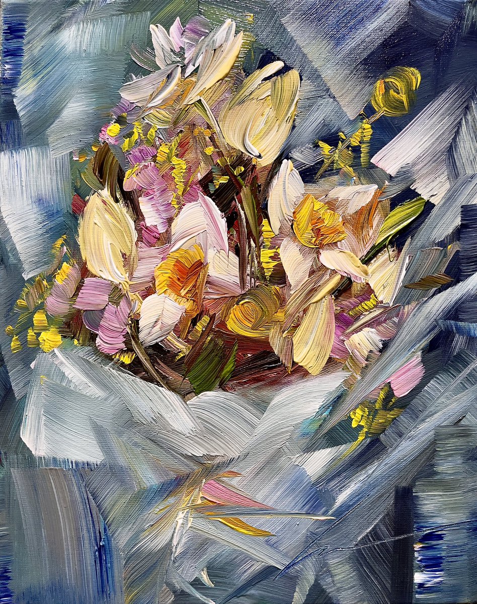 My painting of flowers