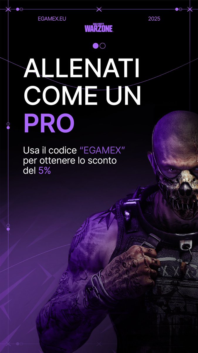 Allenati come un pro ed usa il codice sconto "EGAMEX" per ottenere lo sconto del 5%. Solo su sistemcod.it