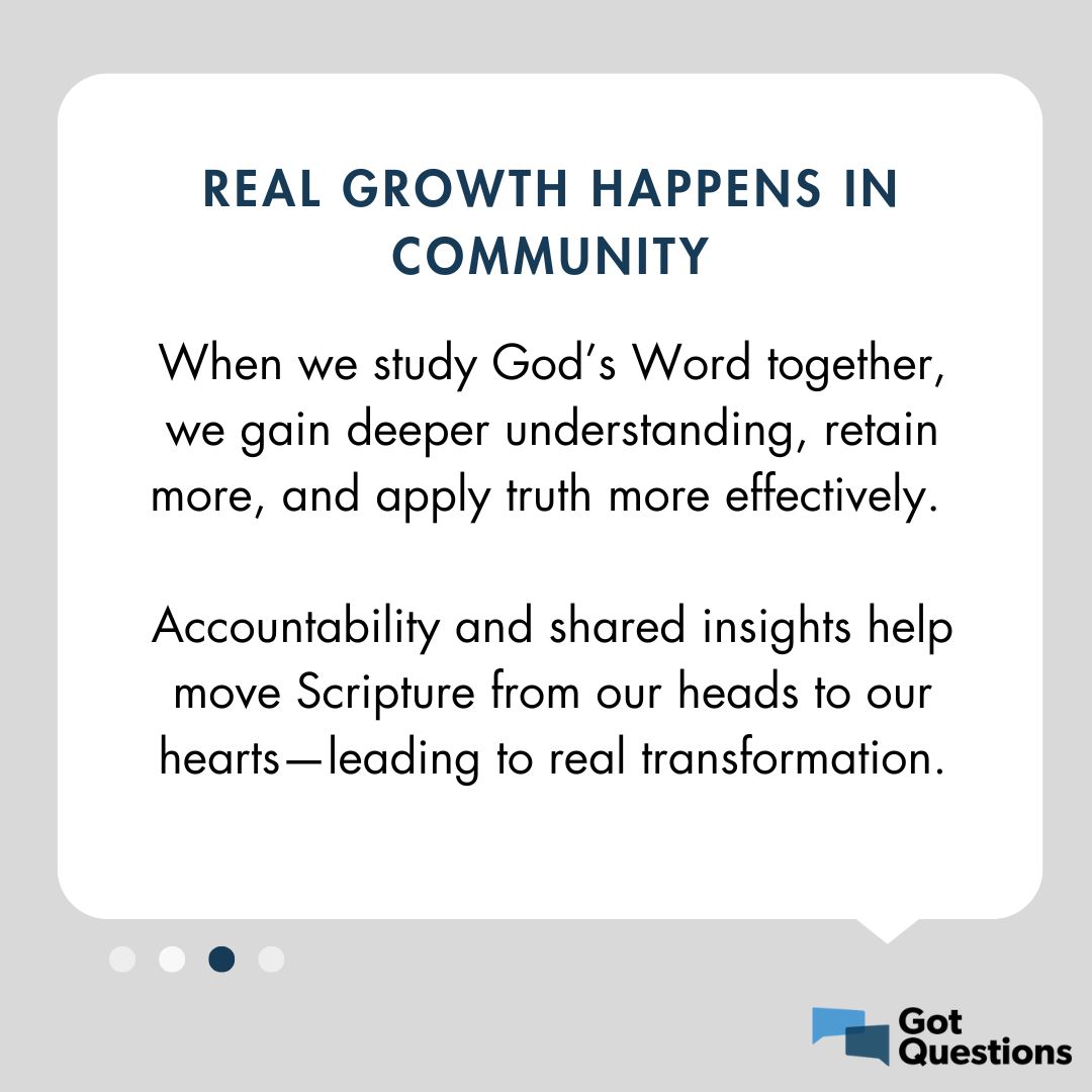 gotquestions's tweet photo. What is the value of group Bible study? Could joining a small group be the step of faith that leads to the community and growth your heart is longing for? Read the full answer here: https://t.co/hKDuNPgfmQ #GroupBibleStudy #BibleStudy #CommunityGroup #GotQuestions #BibleQuestions https://t.co/oP51rDKJu5