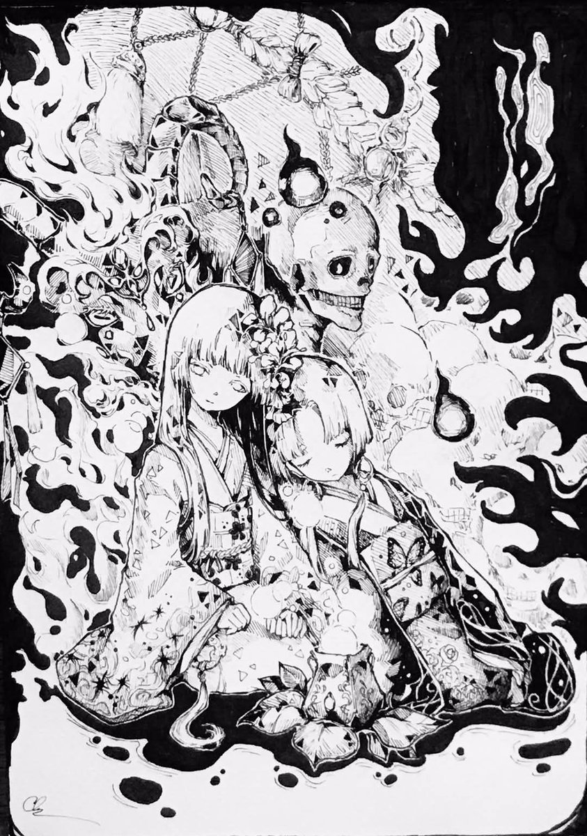 e_baochau's tweet photo. Hell's guardians 
#art #artist #VietNam #traditional #tradi https://t.co/JkAmgEgs7J