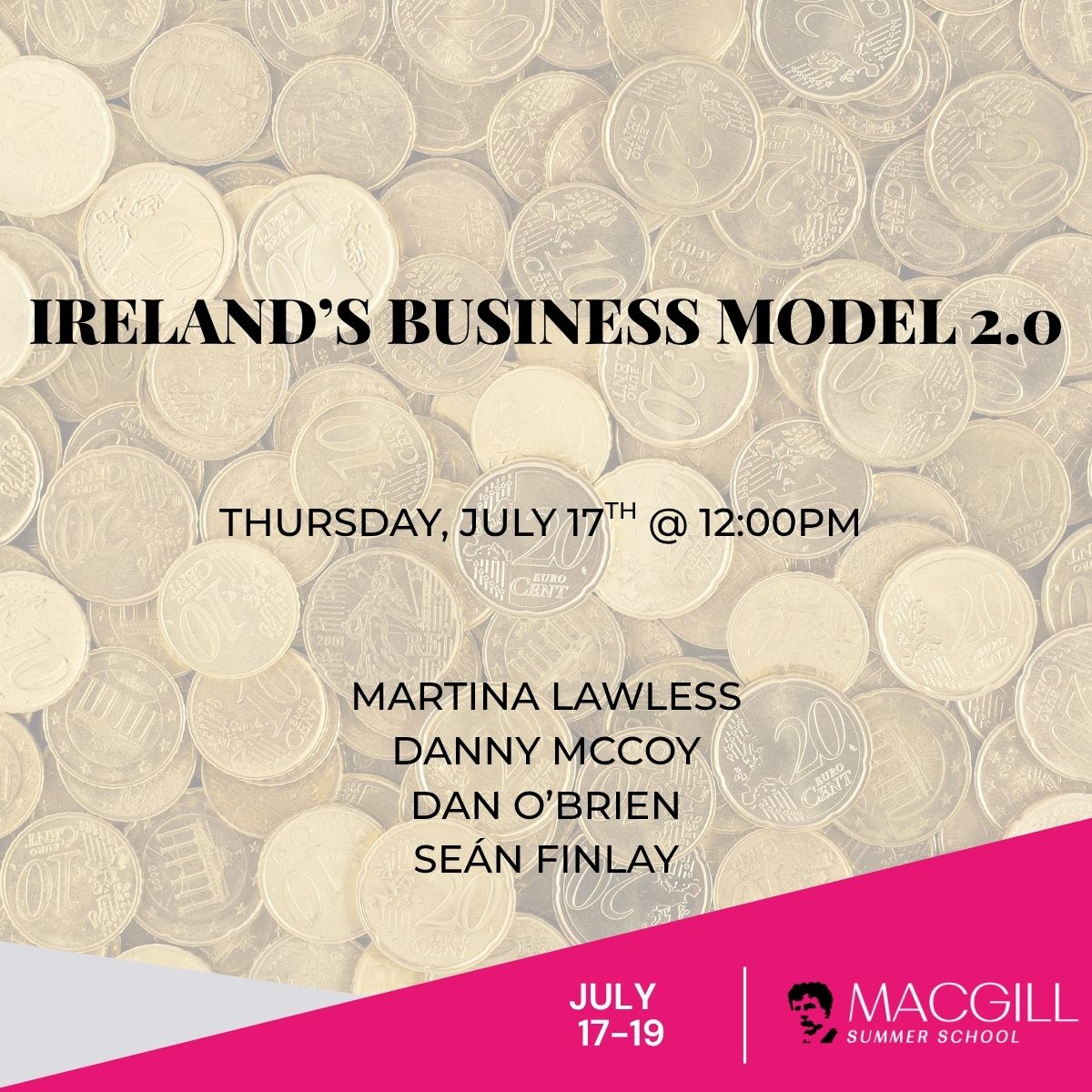 MacGill Summer School (@macgillschool) on Twitter photo 💼 Our economy is changing fast. What’s next for Ireland’s business model?
Martina Lawless, Danny McCoy, Sarah Carey, Dan O'Brien, and Seán Finlay take it on at #MacGill2025!
🎟️ macgillsummerschool.com
<a href="/ESRIDublin/">Economic and Social Research Institute (ESRI)</a> <a href="/EsriIreland/">Esri Ireland</a> <a href="/ibec_irl/">Ibec</a> <a href="/IAEngineering/">Irish Academy of Engineering</a>
<a href="/danobrien20/">Dan O'Brien</a> 💼 Our economy is changing fast. What’s next for Ireland’s business model?
Martina Lawless, Danny McCoy, Sarah Carey, Dan O'Brien, and Seán Finlay take it on at #MacGill2025!
🎟️ macgillsummerschool.com
<a href="/ESRIDublin/">Economic and Social Research Institute (ESRI)</a> <a href="/EsriIreland/">Esri Ireland</a> <a href="/ibec_irl/">Ibec</a> <a href="/IAEngineering/">Irish Academy of Engineering</a>
<a href="/danobrien20/">Dan O'Brien</a>