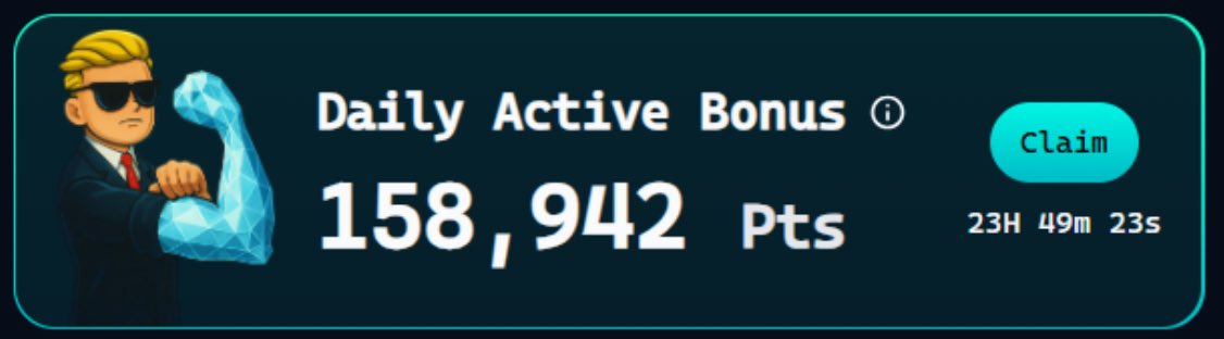 Nerfed 100k points + again today…

Staked more…

Traded more…

Overall balance higher….

<a href="/virtuals_io/">Virtuals Protocol</a> your transparency on how any of this is ridiculous.  My account with 20k $$$ less got more points.

Thanks! 😑😑😑