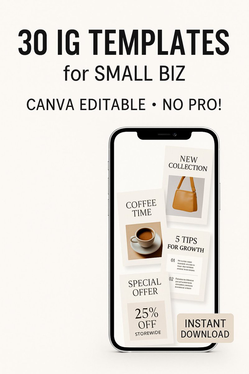 adlan_ff86817's tweet photo. 💼 30 Canva templates for women in business
Create beautiful IG posts in minutes – no Canva Pro needed!
👉 [https://t.co/wg9o0imH0B ]
#CanvaTemplates #SmallBusiness #WomenInBusiness #EditableTemplates #InstagramDesign https://t.co/yBSAY6XGj5