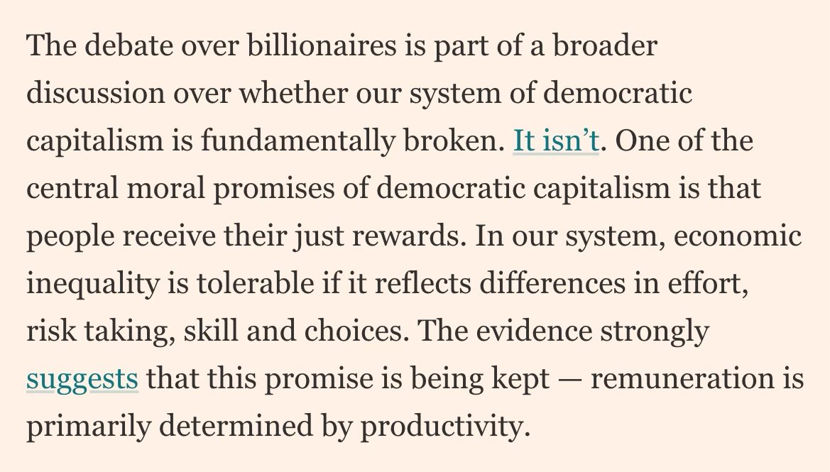 enoughformethx's tweet image. If you direct economic policy at the American Enterprise Institute, and you believe this, I think you should have to stand in front of the shop floor at an Amazon warehouse and say it to the workers there directly and see what kind of response you get.